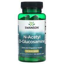 Swanson, N-Acetyl D-Glucosamine 750 mg, NAC N-Ацетил-L-Цистеїн...