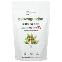 Ашваганда Ashwagandha Micro Ingredients 300 капсул