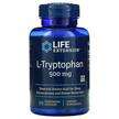 Фото товару Life Extension, L-Tryptophan 500 mg, L-Триптофан 500 мг, 90 ка...