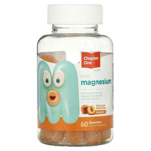 Основное фото товара Chapter One, Магний, M is for Magnesium Peach, 60 таблеток