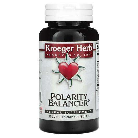 Основное фото товара Kroeger Herb, Поддержка мозга, Polarity Balancer, 100 капсул