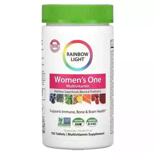 Основне фото товара Rainbow Light, Women's One Multivitamin, Мультивітаміни д...