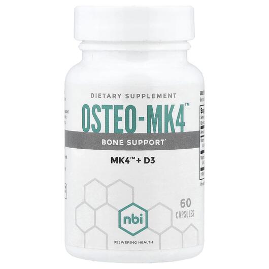 Основное фото товара NBI Health, Поддержка суставов, Osteo-MK4, 60 капсул