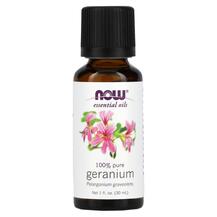 Ефірна олія Pure Essential Oil Geranium NOW Foods