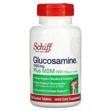 Schiff, Глюкозамин Хондроитин, Glucosamine Plus MSM, 150 таблеток