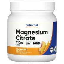 Nutricost, Magnesium Citrate Peach Mango, Пальмітоілетаноламід...