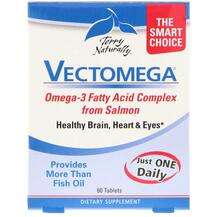 Terry Naturally, Рыбий жир Омега-3, Vectomega, 60 таблеток