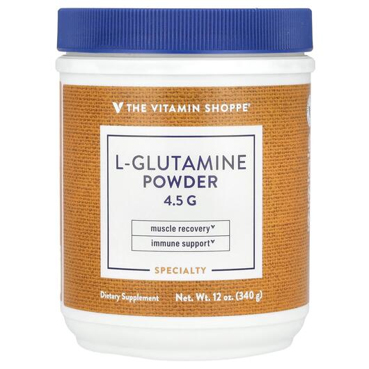 Основне фото товара TheVitaminShoppe, L-Glutamine Powder, L-Глутамін, 340 г