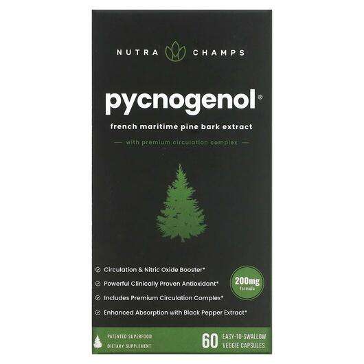 Pycnogenol 100 mg, Пікногенол, 60 капсул