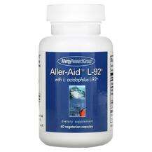 Allergy Research Group, Пробиотики, Aller-Aid L-92, 60 капсул