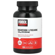 Magnesium + L-Theanine 340 mg Магний Force Factor