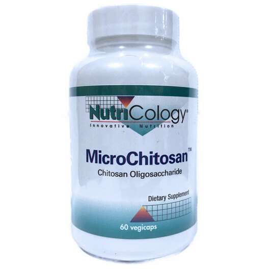 Основне фото товара Nutricology, MicroChitosan, Мікрохітозан, 60 капсул