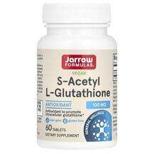 Jarrow Formulas, Ацетил Глутатион 100 мг, S-Acetyl L-Glutathio...