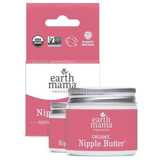 Основное фото товара Earth Mama, Масло для сосков, Angel Baby Natural Nipple Butter...