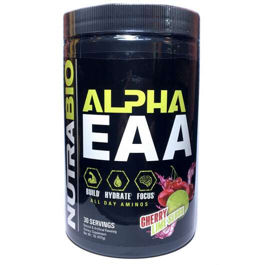 Alpha EAA Cherry Lime, Амінокислоти BCAA, 455 г