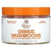 The Genius Brand, Грибы, Genius Mushrooms, 180 капсул