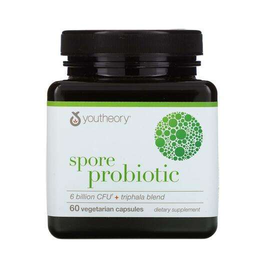 Основное фото товара Youtheory, Пробиотики, Spore Probiotic, 60 капсул