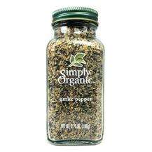 Simply Organic, Garlic Pepper, Спеції, 106 г