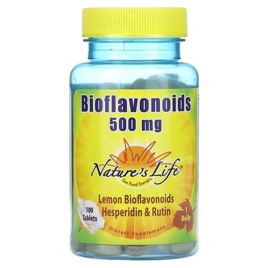 Основне фото товара Natures Life, Bioflavonoids 500 mg 100, Біофлавоноїди 500 мг, ...