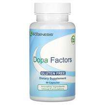 Nutra BioGenesis, Dopa Factors, Підтримка дофаміну, 60 капсул
