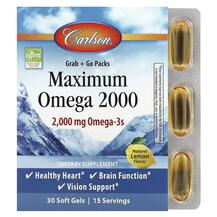 Maximum Omega 2000 Омега-3 Лимон 2000 мг Carlson