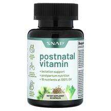 Snap Supplements, Postnatal Vitamin, 60 Capsules