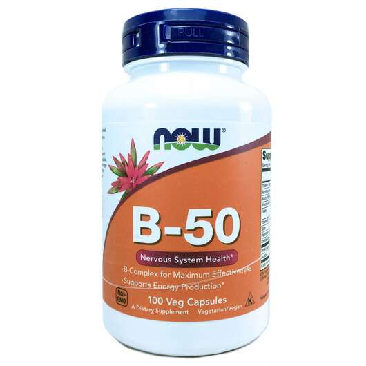 B-Complex B-50, Комплекс Вітаміну В-50 мг, 100 капсул