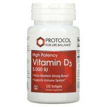 Protocol for Life Balance, Витамин D3, Vitamin D3 High Potency...