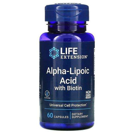 Основное фото товара Life Extension, Альфа-липоевая кислота, Alpha-Lipoic Acid with...
