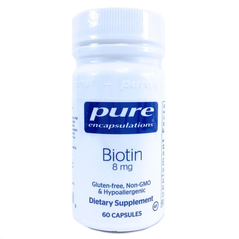 Biotin 8 mg 60 Capsules Pure Encapsulations