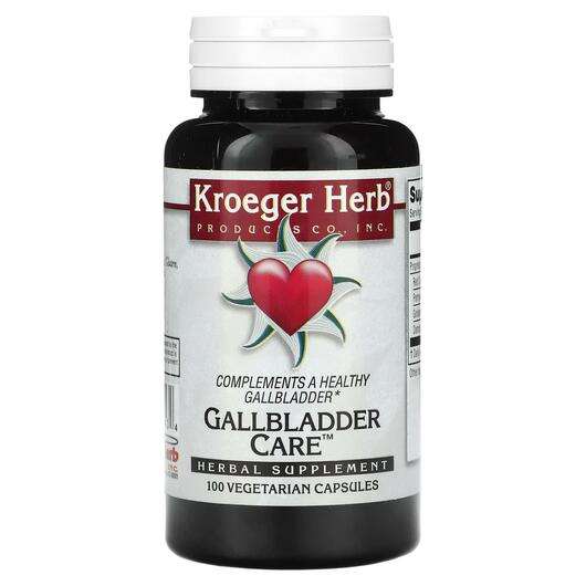 Основне фото товара Kroeger Herb, Gallbladder Care, Підтримка жовчного міхура, 100...
