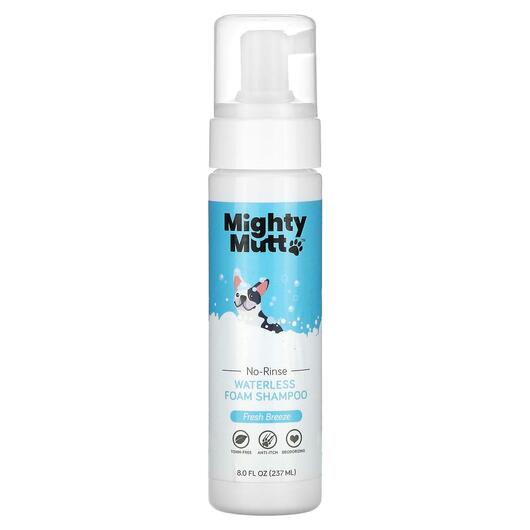 Основное фото товара Шампунь, Waterless Foam Shampoo For Dogs Fresh Breeze, 237 мл