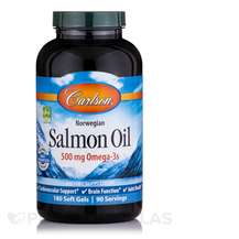 Олія з дикого лосося Salmon Oil Carlson 180 капсул