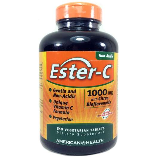 Ester-C 1000 mg, Эстер-С с Биофлавоноидами, 180 таблеток