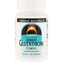 Source Naturals, Reduced Glutathione Complex Orange Flavored 5...