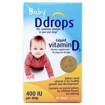 Baby Liquid Vitamin D3, Рідкий D3 для дітей 400 МО, 2.5 мл