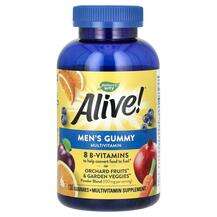 Nature's Way, Alive! Men's Gummy Multi, Мультивітаміни для чол...