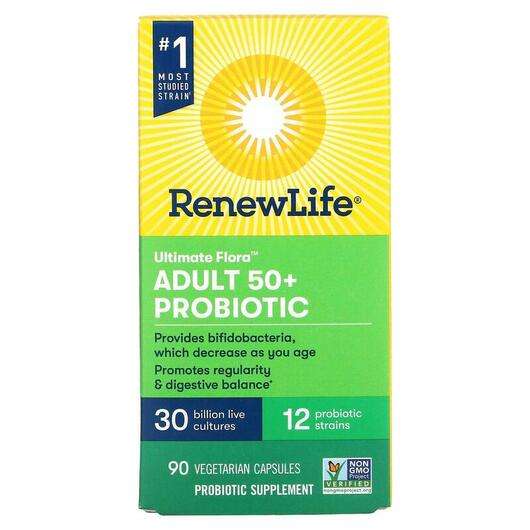 Основное фото товара Renew Life, Пробиотики, Ultimate Flora Adult 50+ Probiotic 30 ...