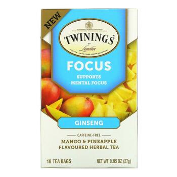 Заказать Focus Herbal Tea Ginseng Mango & Pineapple Caffeine Free 18 Te...