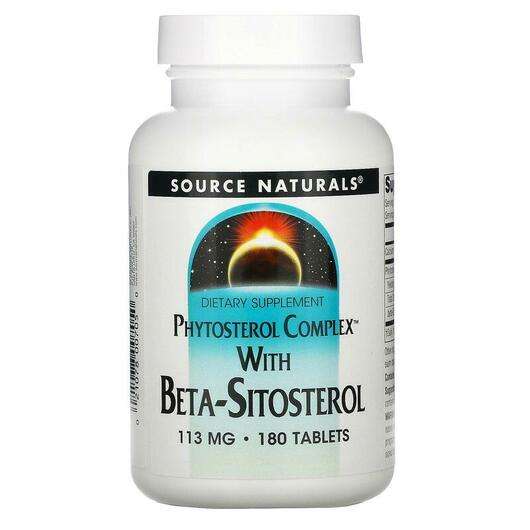 Основне фото товара Phytosterol Complex with Beta Sitosterol 113 mg, Бета Ситостер...
