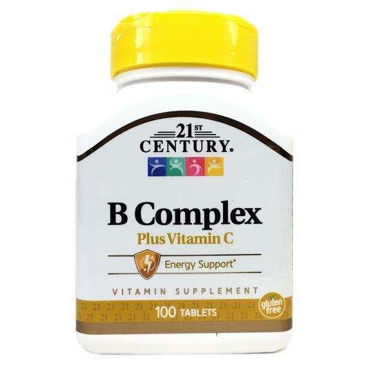 Основне фото товара 21st Century, B Complex with C, B комплекс з С, 100 таблеток