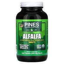 Pines International, Alfalfa 500 mg, 500 Tablets