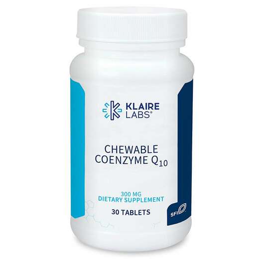 Chewable CoEnzyme Q10 300 mg, Коензим Q-10 300 мг, 180 таблеток