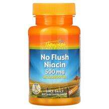Thompson, Ниацин, No Flush Niacin 500 mg, 30 капсул