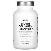 CodeAge, Витамин B7 Биотин, Amen Biotin Collagen Vitamins+ Bla...