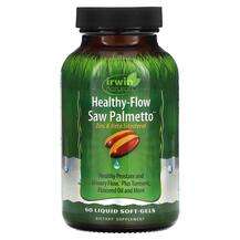 Irwin Naturals, Сав Пальметто, Healthy-Flow Saw Palmetto, 60 к...