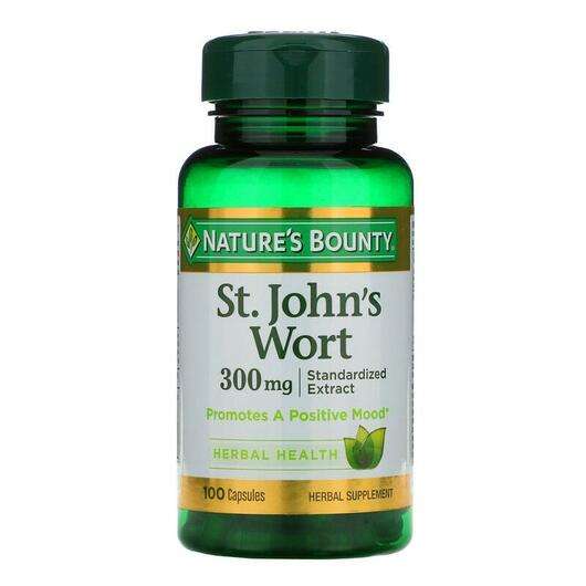 Основное фото товара Nature's Bounty, Зверобой 300 мг, St. John's Wort 300 mg, 100 ...