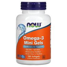 Риб'ячий жир Омега-3 Omega-3 Mini Gels NOW
