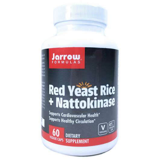 Red Yeast Rice Nattokinase, Красный Дрожжевой Рис, 60 капсул