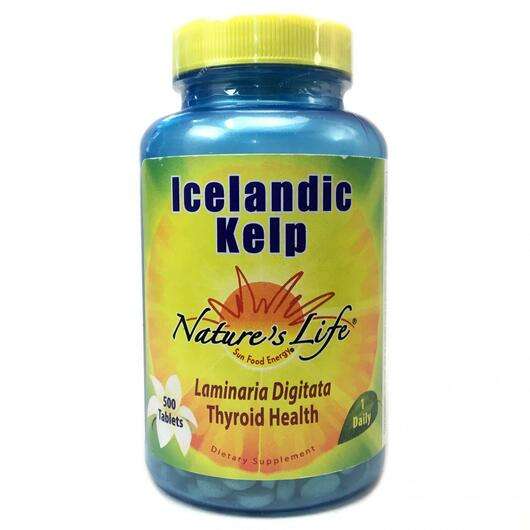 Icelandic Kelp, Ісландські водорості, 500 таблеток